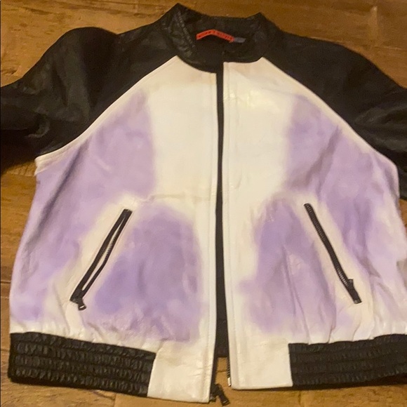 alice + olivia Distressed Jacket - Picture 7 of 7